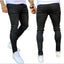 Jeans Men Skinny Solid Colour Stretch Jeans
