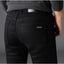 Men's Slim-Fit Stretch Black Jeans
