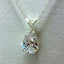 Huitan Water Drop Cubic Zirconia Crystal Women's Necklace