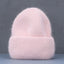 Light Pink Winter Hat Real Rabbit Fur Winter Hats