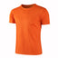 Orange  Men's Casual Slim Fit Basic Plain T-shirt
