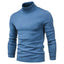 Blue Turtleneck Sweaters