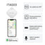 Bluetooth GPS Tracker for Air Tag Replacement via Apple Find My to Locate Card Wallet Bike