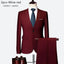 Burgundy Wedding Suit 