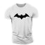 White Men's Bat Graphic 3D T-shirts