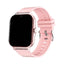 Pink Screen Full Touch Sports Fitness and Bluetooth Calls Digital Wristwatch