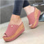 Pink Fish mouth Sandals
