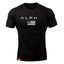 Black Men's Gym Compression T-shirt